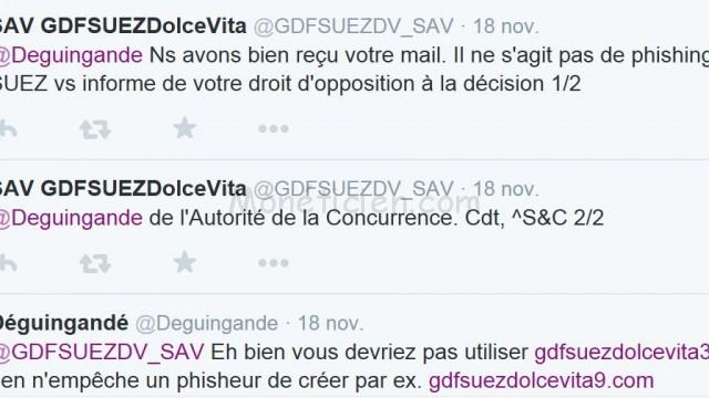 Faux Phishing pour les Clients EDF et GDF-Suez-DolceVita